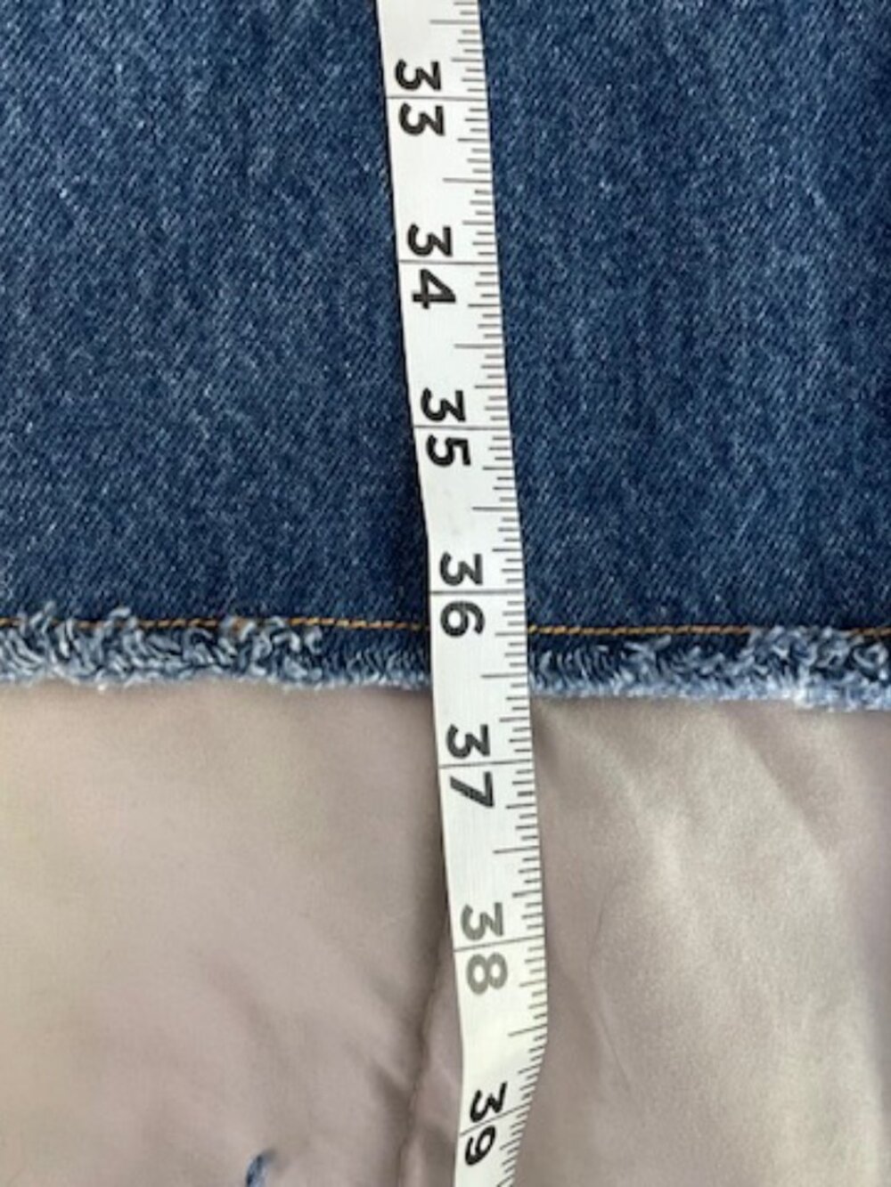 Levis Jeans Upcycled Patched Distressed 501xx 38 x 34 Actual 35 x 25 Retro OOAK - Picture 11 of 16